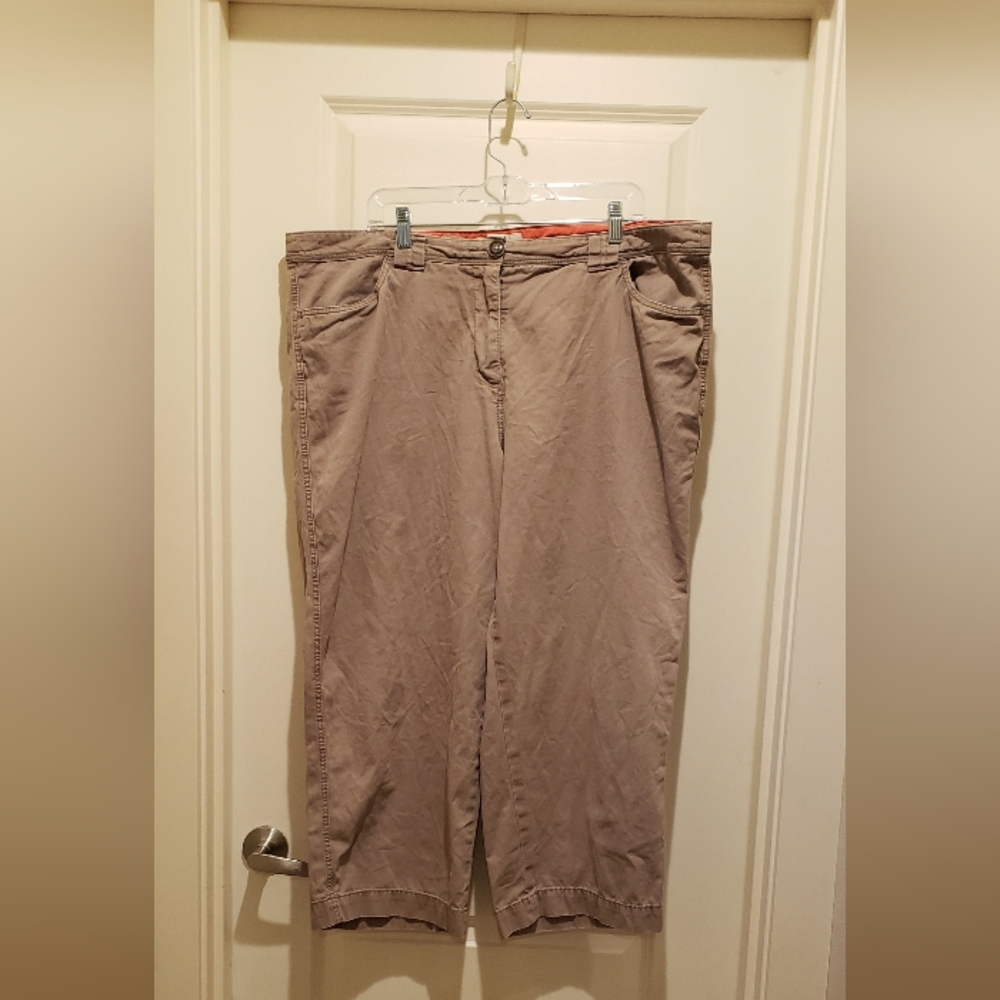 Merona Women's Cropped Tan Pants